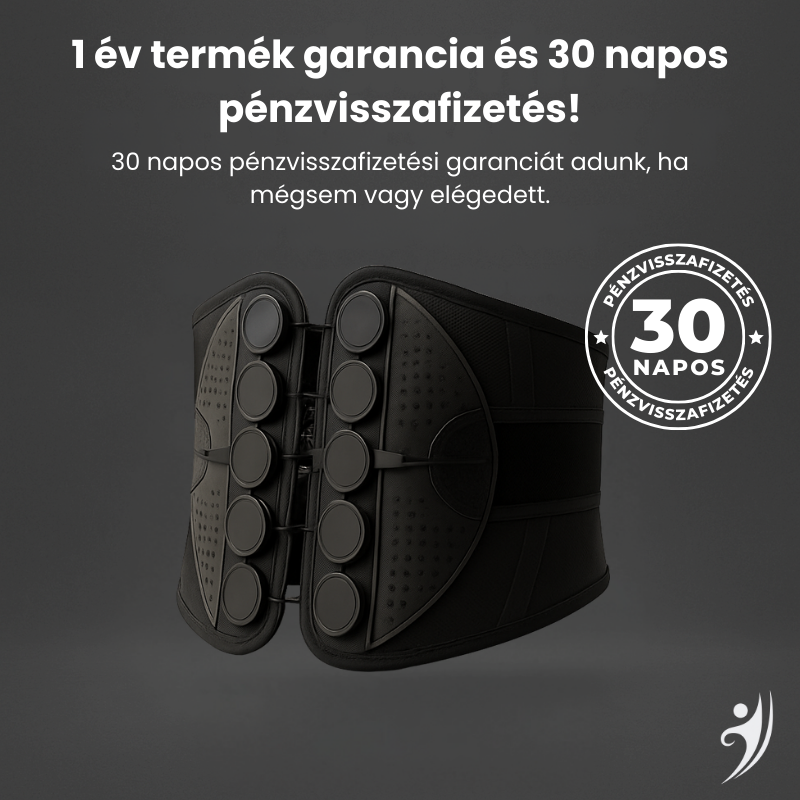 Testtartást segítő heveder (húzómechanika rendszerrel)