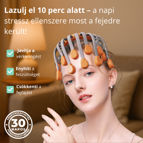 Csápos Fejmasszírozó