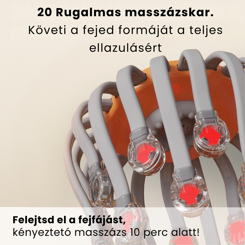 Csápos Fejmasszírozó