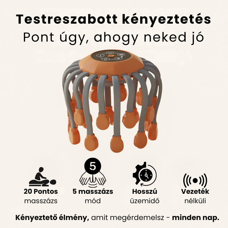 Csápos Fejmasszírozó