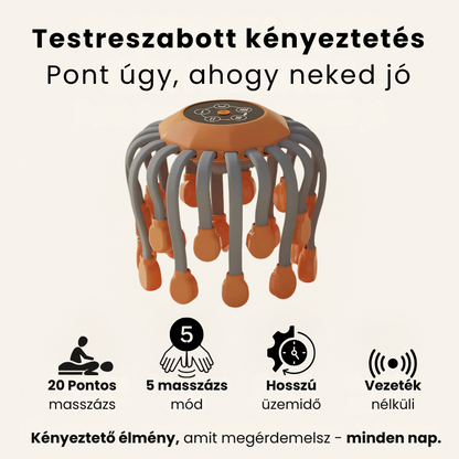 Csápos Fejmasszírozó