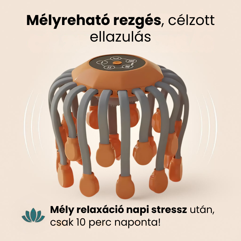 Csápos Fejmasszírozó